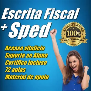 Imagem de capa para o Curso online Escrita Fiscal + Sped 