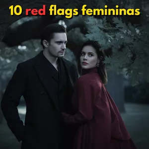 Imagem de capa para o Ebook As 10 principais red flags femininas