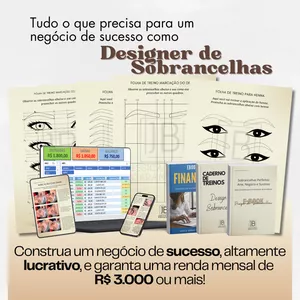Imagem de capa para o Ebook E-Book Design de Sobrancelhas