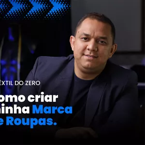 Imagem de capa para o Curso online O Têxtil do ZERO! Como criar Minha Marca de Roupas