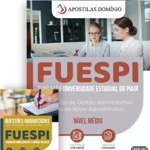 Imagem de capa para o Ebook Apostila FUESPI 2023 - Assistente de Gestão Administrativa - Área de Apoio Administrativo