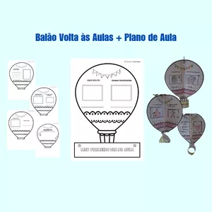 Imagem de capa para o Ebook BALÃO VOLTA ÀS AULAS + PLANO DE AULA