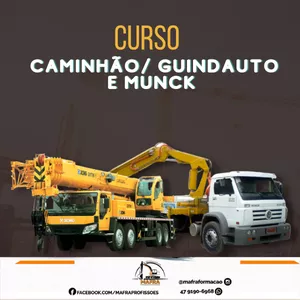 Imagem do curso CURSO - OPERADOR DE CAMINHÃO-GUINDAUTO/MUNCK - COMPLETO COM NRs