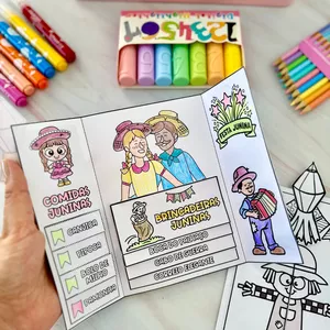 Imagem de capa para o Ebook Lapbook Junino