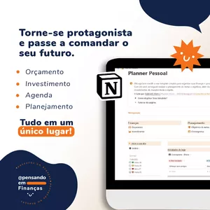 Imagem de capa para o Ebook Planner 2024 - Notion + Planner 2024 (PDF)