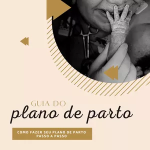 Imagem de capa para o Ebook Guia do plano de parto
