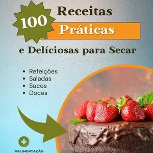 Imagem de capa para o Ebook Programa 100 Receitas para Secar / Fit