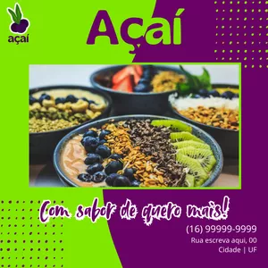 Imagem de capa para o Ebook PACK DE ARTES - AÇAITERIA