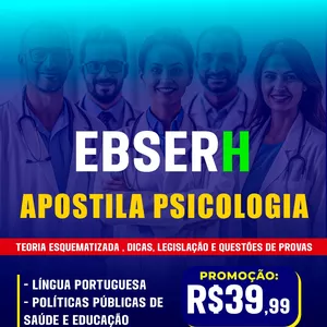 Imagem do curso APOSTILA EBSERH PSICOLOGIA 2025