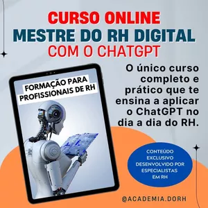 Imagem do curso Curso online: "Mestre do RH Digital: Transformando o RH com ChatGPT"
