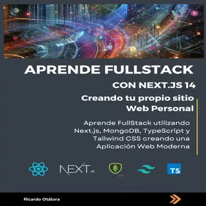 Imagen de portada para Curso online Aprende fullstack con Next.js 14   