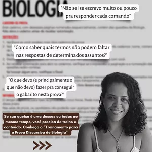 Imagem de capa para o Evento online Treinamento 1 para a prova Discursiva de Biologia - Vestibular UERJ