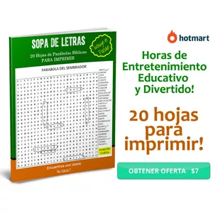 Imagen de portada para Ebook Sopa de Letras Parábolas de Jesús