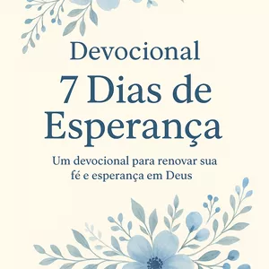 Imagem de capa para o Ebook Devocional 7 Dias de Esperança