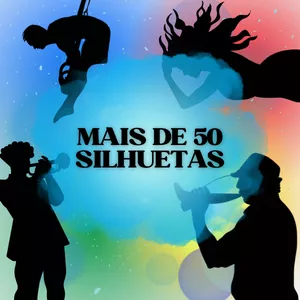 Imagem de capa para o Curso online Mais de 50 Ilustrações de Silhuetas Diversas