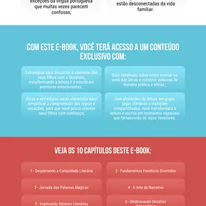 Imagem de capa para o Ebook Vínculos Literários Guiando Seu Filho no Mundo das Palavras 