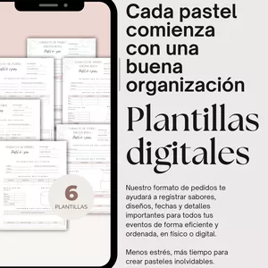 Imagen de portada para Ebook Colección de plantillas para negocio de pasteles