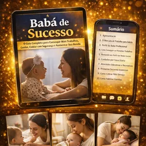Imagem de capa para o Ebook Babá de Sucesso