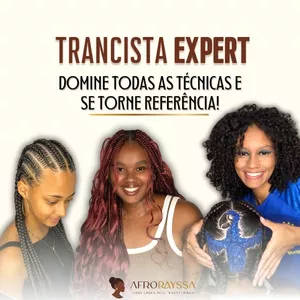 Imagem de capa para o Curso online Trancista Expert - Formação Completa