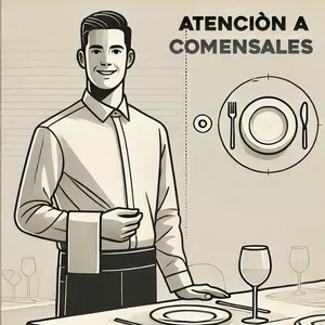 Imagen de portada para Curso online Atención a comensales 