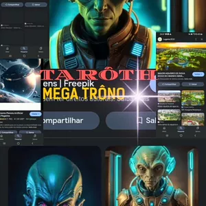 Imagem de capa para o Ebook TARÔTH o Mega TRÔNO 