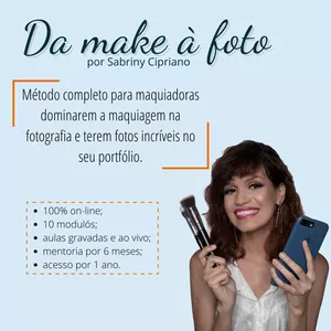 Imagem de capa para o Curso online Da make a foto
