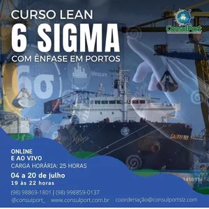 Imagem de capa para o Curso online Curso Lean 6 Sigma com Ênfase em Portos – Yellow Belt