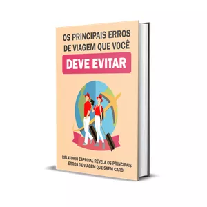 Imagem de capa para o Ebook Os Principais Erros de Viagem a Serem Evitados