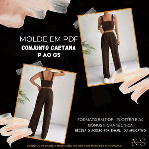 Imagem de capa para o Curso online 🧵[Molde em PDF] - Conjunto Caetana ID 4918211 [P ao G5]✨ 