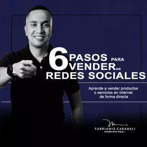 Imagen de portada para Curso online 6 PASOS PARA VENDER EN REDES SOCIALES (curso básico) 
