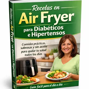 Imagen de portada para Ebook Airfryer: Recetas Fáciles para Diabéticos e Hipertensos