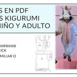 Imagen de portada para Ebook Pack Molderia Kigurumis Niño y Adulto
