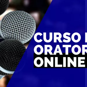 Imagem de capa para o Curso online Curso de Oratória 100% Prático -  "A vida é uma peça real e o Mundo um palco Imenso"