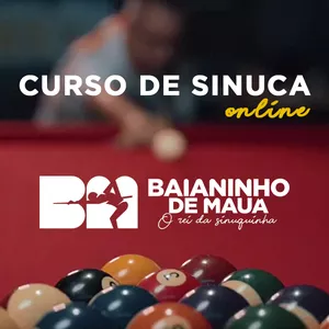 Imagem de capa para o Curso online Curso de Sinuca do Baianinho de Mauá Online
