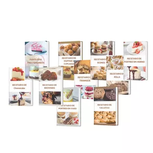 Imagen de portada para Curso online +250 RECETAS DE REPOSTERIA