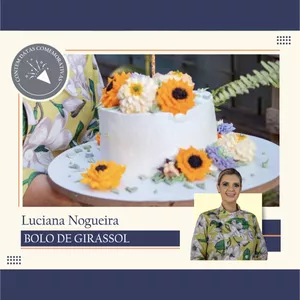 Imagem de capa para o Curso online BOLO DE GIRASSOL
