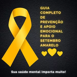 Imagem de capa para o Curso online Guia Completo de Prevenção e Apoio Emocional para o Setembro Amarelo: Valorizando a Vida
