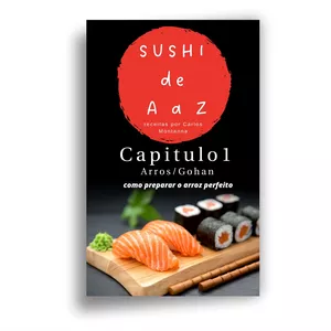 Imagem de capa para o Ebook SUSHI de A a Z