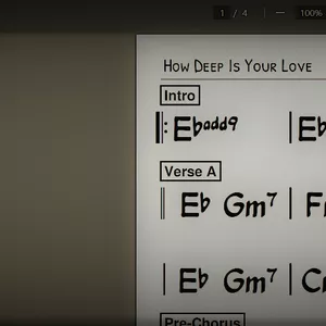 Cover image for Ebook Chords How Deep Is Your Love - Bee Gees (Chart Chord) + Chords and Lyrics 