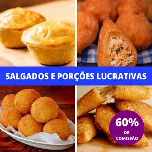 Imagem do curso DOSE EXTRA: SALGADOS E PORÇÕES LUCRATIVAS