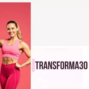 Imagem de capa para o Ebook Transforma30- Emagreça e defina em 4 semanas