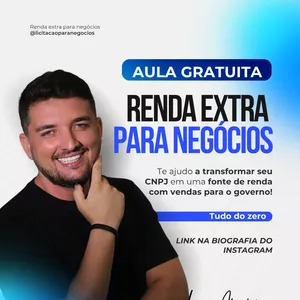 Imagem do curso Renda Extra com CNPJ: Fature Vendendo para o governo, Mesmo Começando do Zero