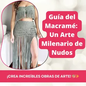Imagen de portada para Ebook Guía del Macramé:  Un Arte Milenario de Nudos