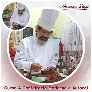 Imagem de capa para o Curso online A Confeitaria moderna e autoral