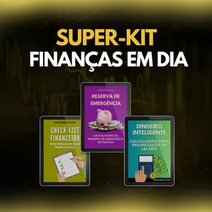Imagem de capa para o Curso online SUPER KIT - FINANÇAS EM DIA!