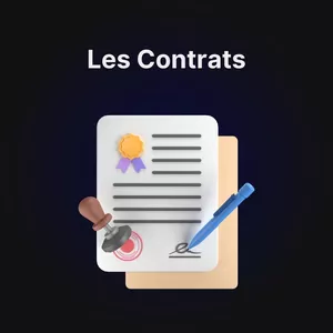 Image de couverture pour le Cours en ligne Les contrats