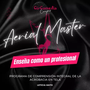Imagen de portada para Ebook AERIAL MASTER: Enseña Acrobacia en Telas como un Profesional 