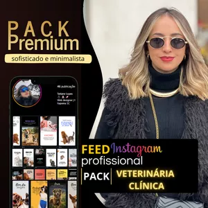 Imagem de capa para o Ebook PACK DE ARTES STORIES - VETERINÁRIA / CLÍNICA 2025