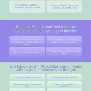 Imagem de capa para o Ebook E-BOOK ''DIVIDA  ZERO''