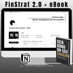 Curso FinStrat 2.0 - O template definitivo para dominar suas finanças no Notion + Ebook Bônus